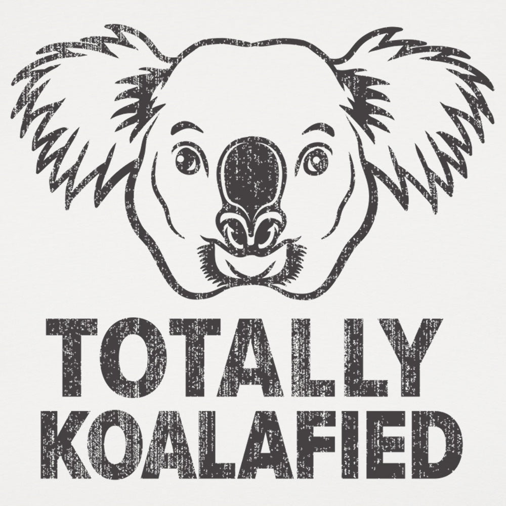 Totally Koalafied Funny Koala Face Pun