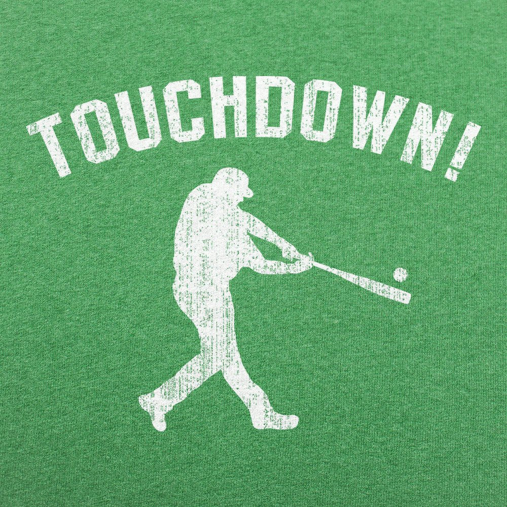 Touchdown Baseball Player Swinging a Bat