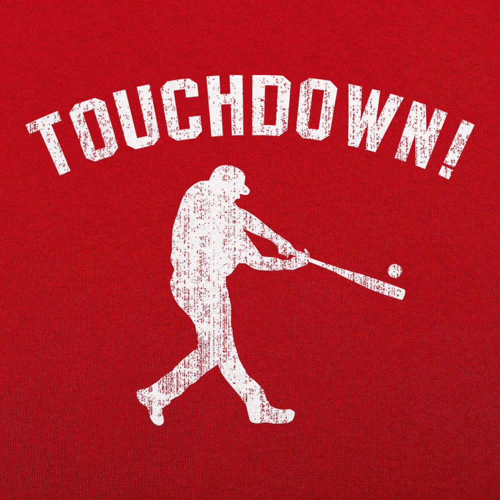 Touchdown Baseball Player Swinging a Bat
