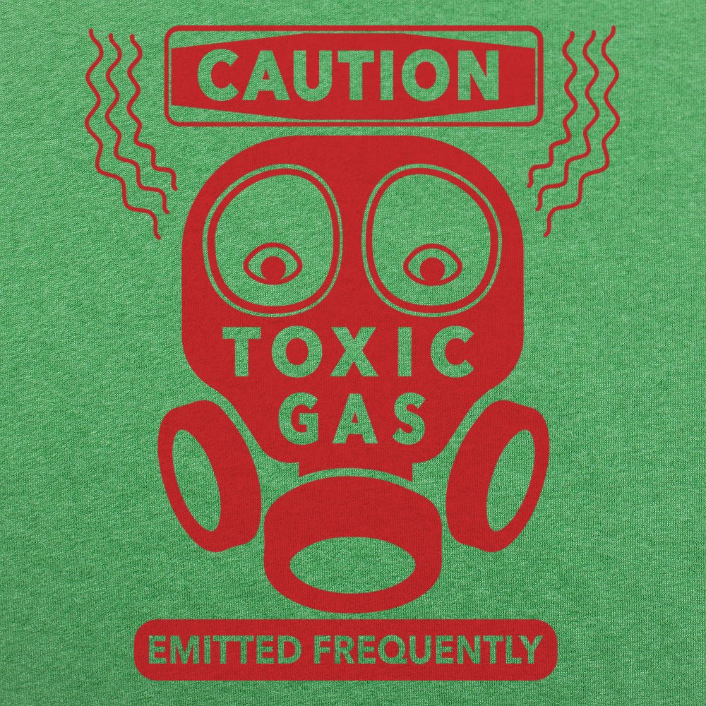 Toxic Gas Caution Gas Mask Fart Warning