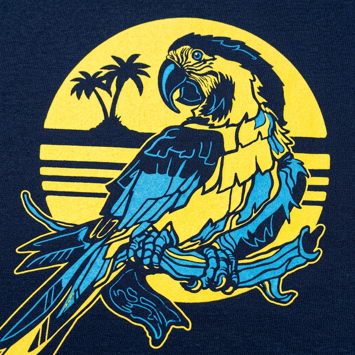 Tropical Macaw Parrot Graphic
