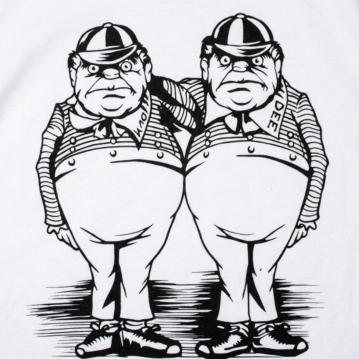 Tweedle Dum and Tweedle Dee Illustration
