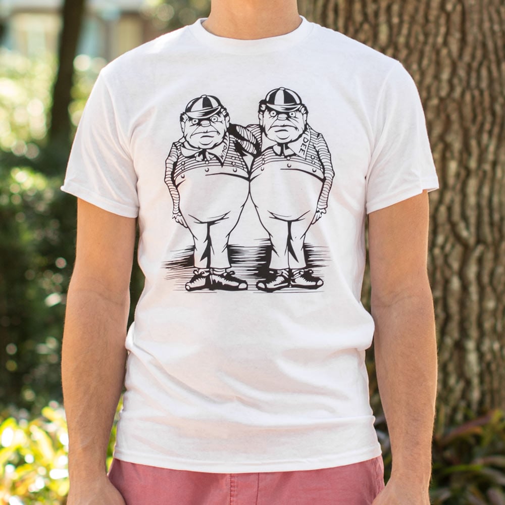 Tweedle Dum and Tweedle Dee Illustration