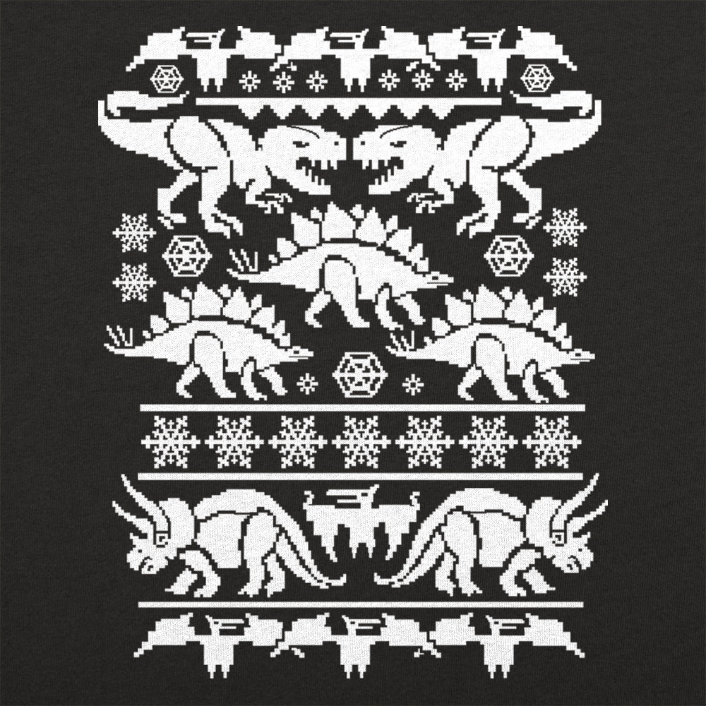 Ugly Dinosaur Sweater Pattern T-Rex and Triceratops