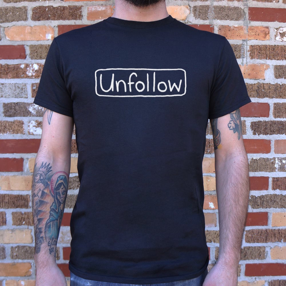 Unfollow Social Media Button Design
