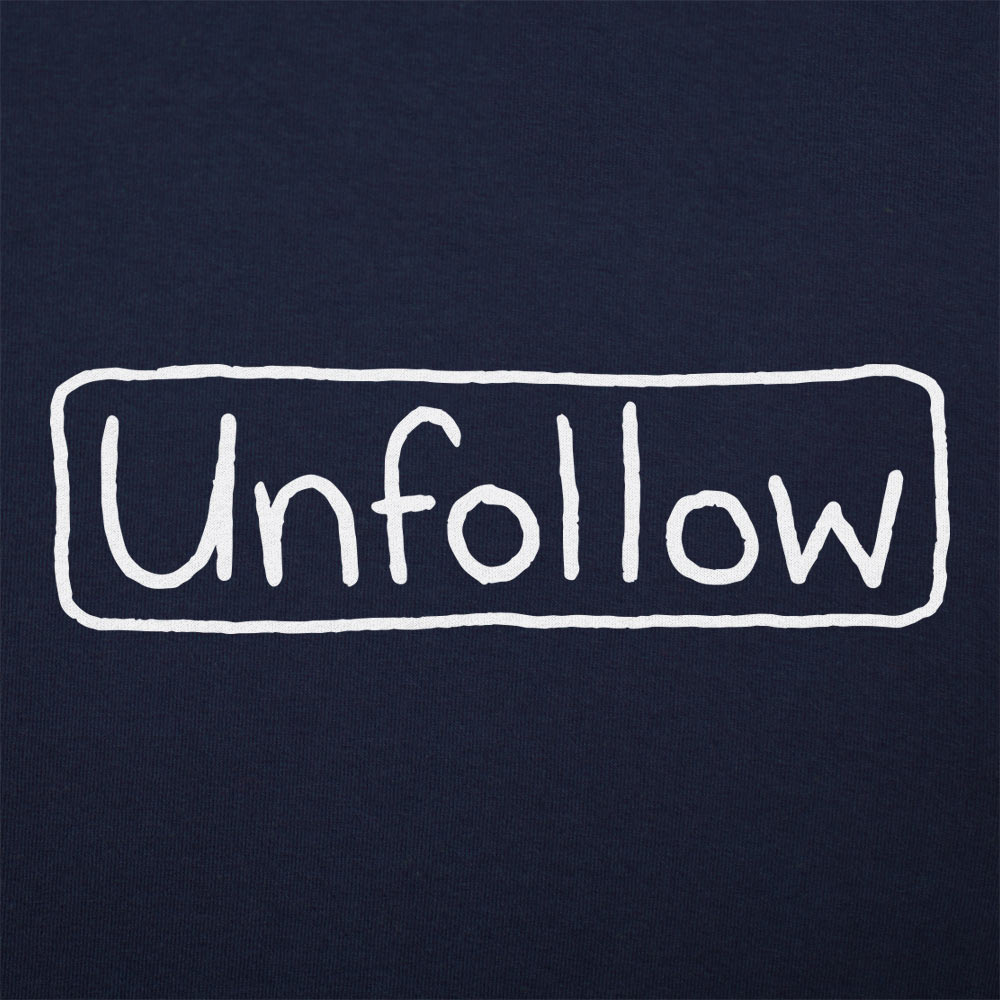 Unfollow Social Media Button Design