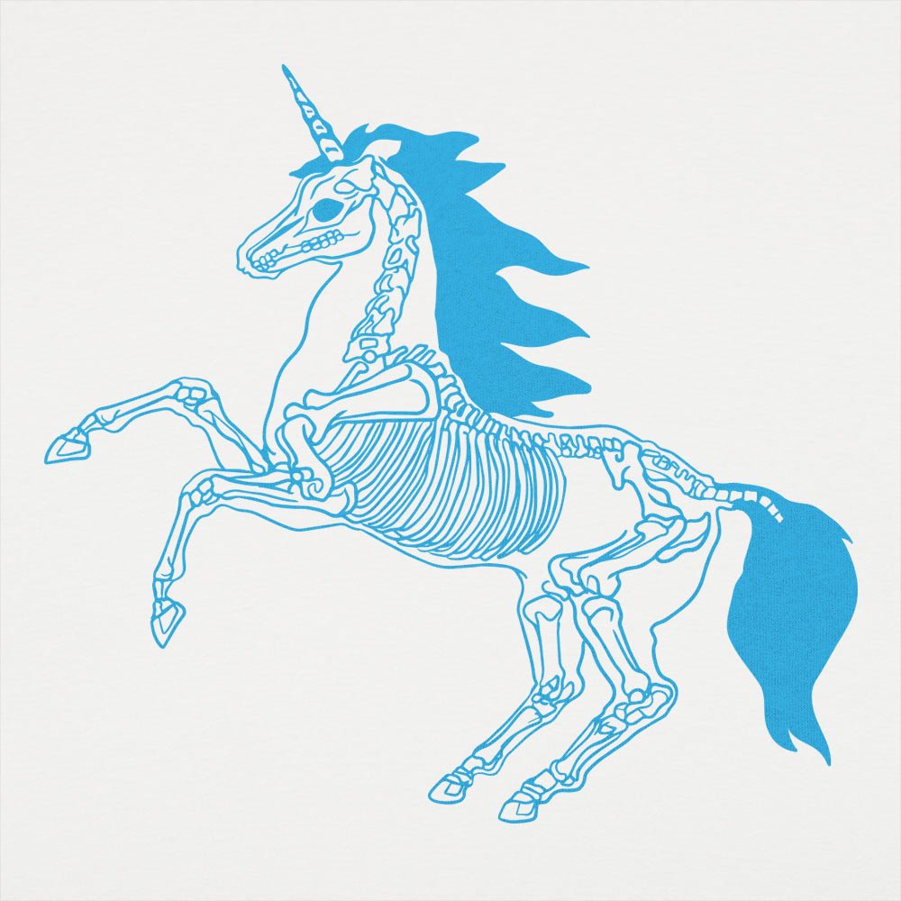 Unicorn Skeleton Anatomy Graphic