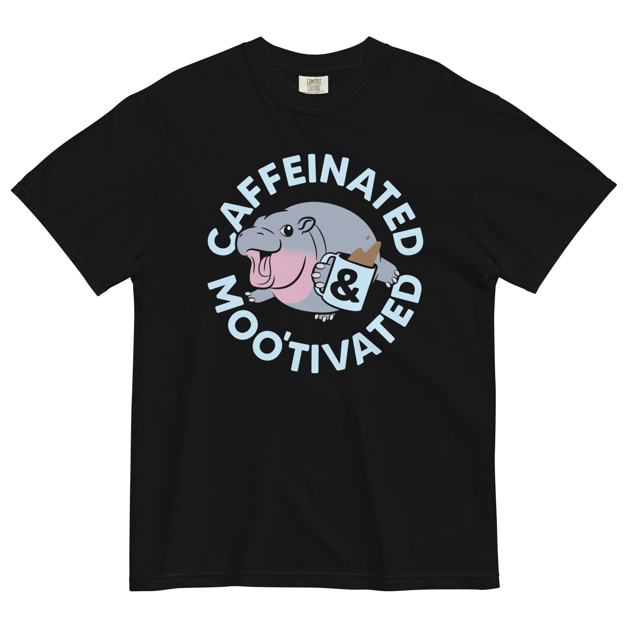 Caffeinated & Moo'tivated Men's Relaxed Fit Tee