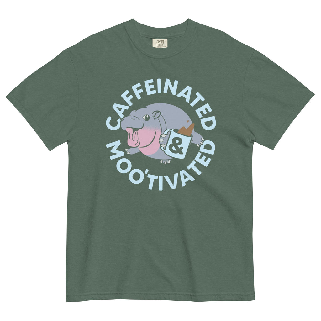 Caffeinated & Moo'tivated Men's Relaxed Fit Tee