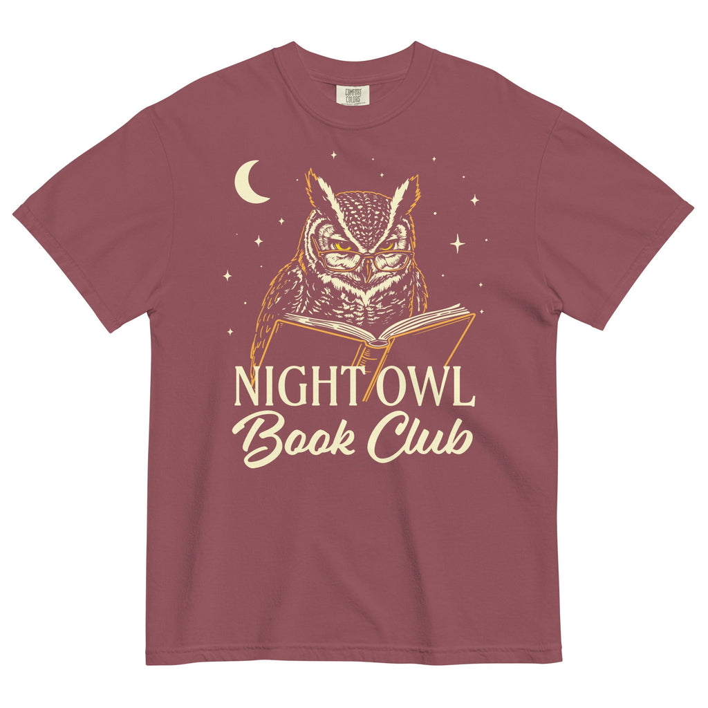 Night Owl Book Club Men's Relaxed Fit Tee