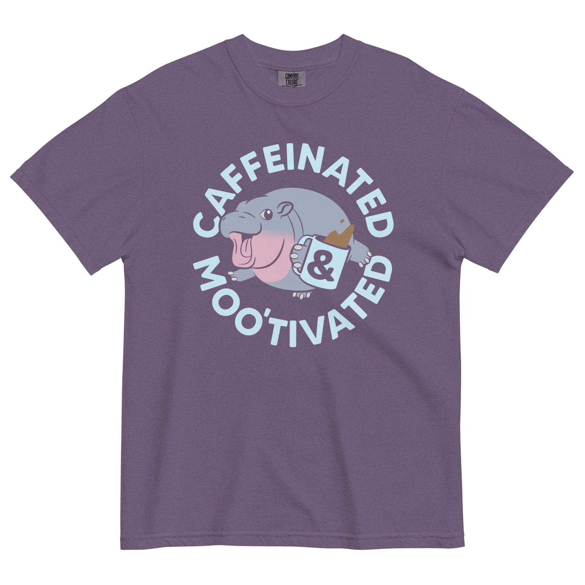 Caffeinated & Moo'tivated Men's Relaxed Fit Tee