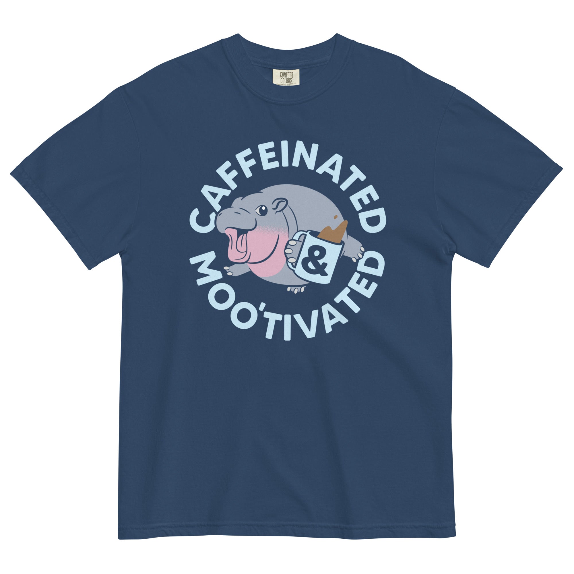 Caffeinated & Moo'tivated Men's Relaxed Fit Tee