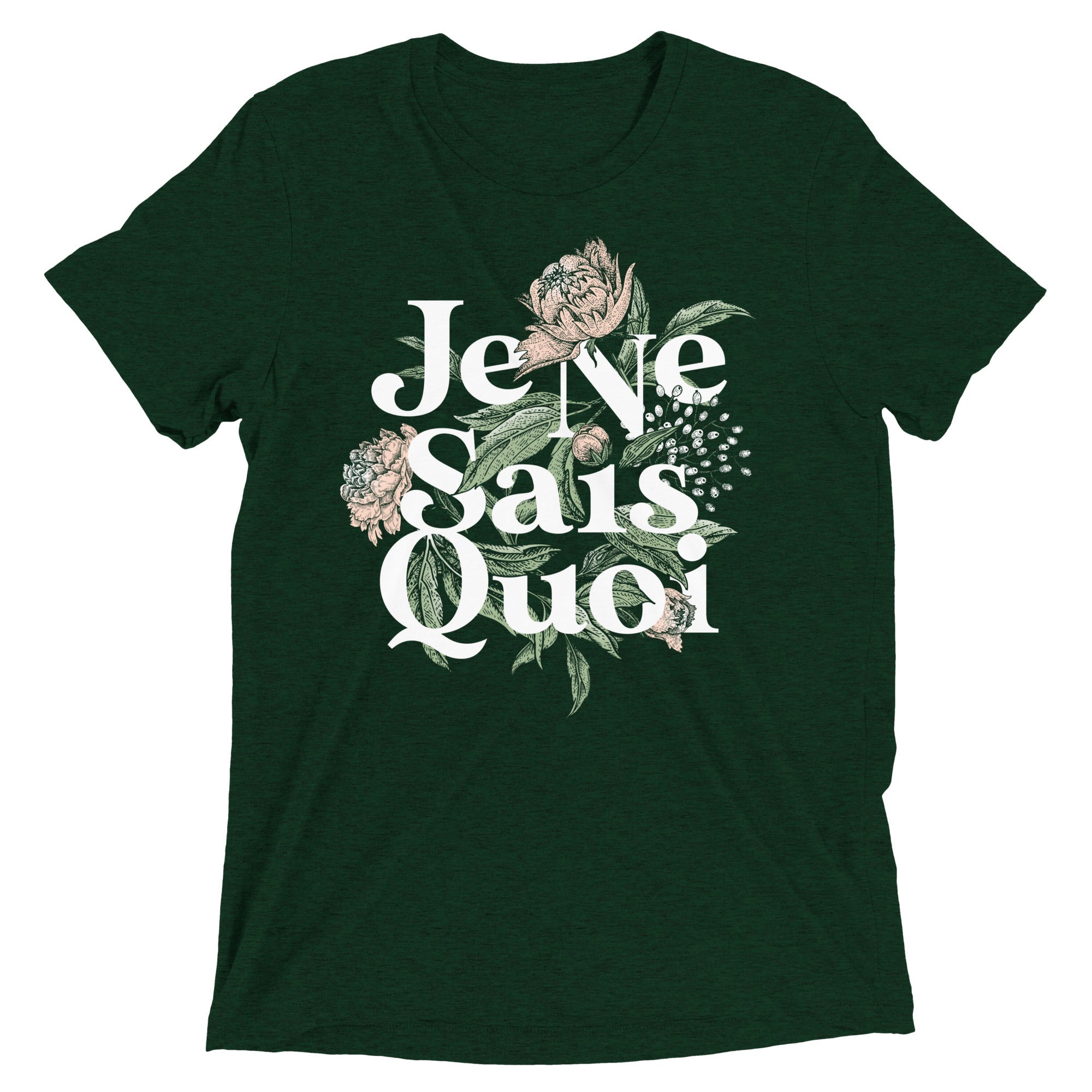 Je Ne Sais Quoi Men's Tri-Blend Tee
