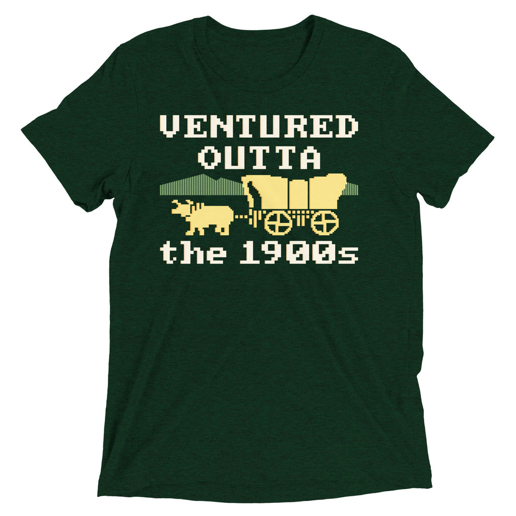 Ventured Outta The 1900s Men's Tri-Blend Tee