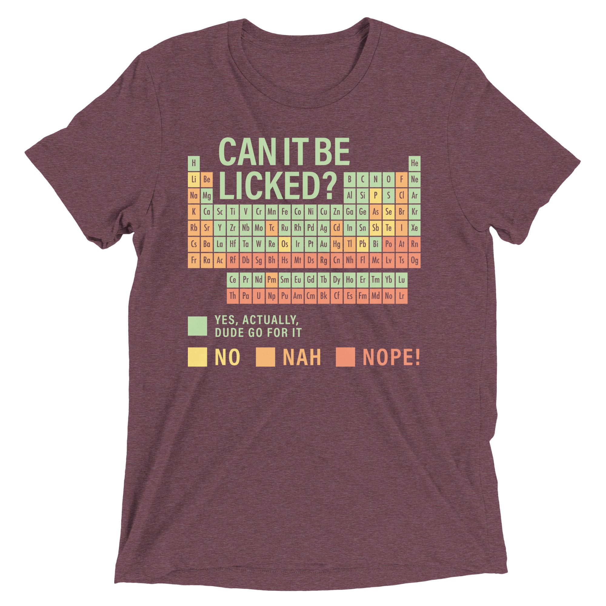 Can It Be Licked? Men's Tri-Blend Tee