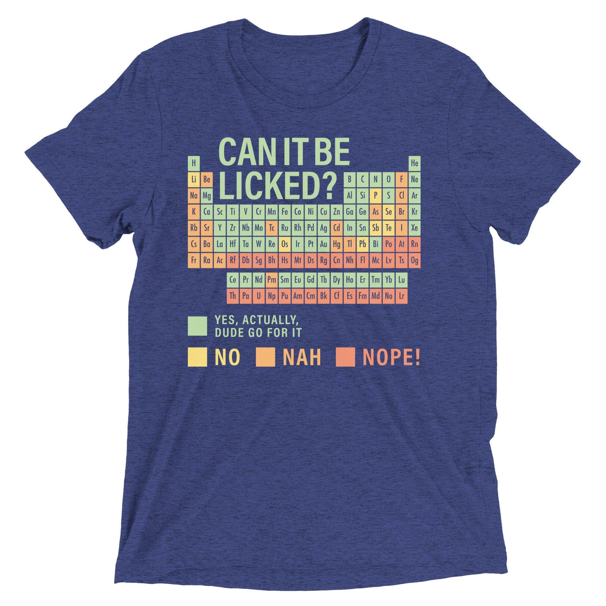 Can It Be Licked? Men's Tri-Blend Tee