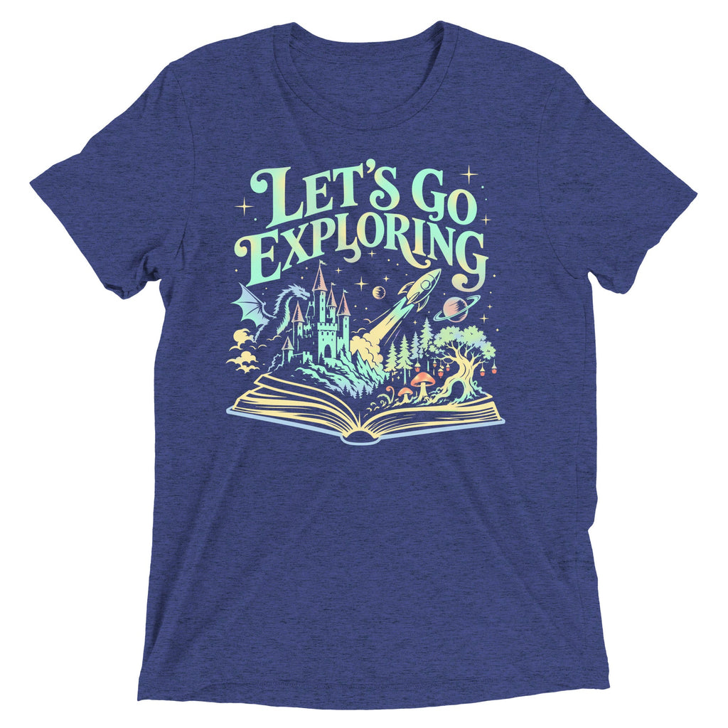 Let's Go Exploring Men's Tri-Blend Tee