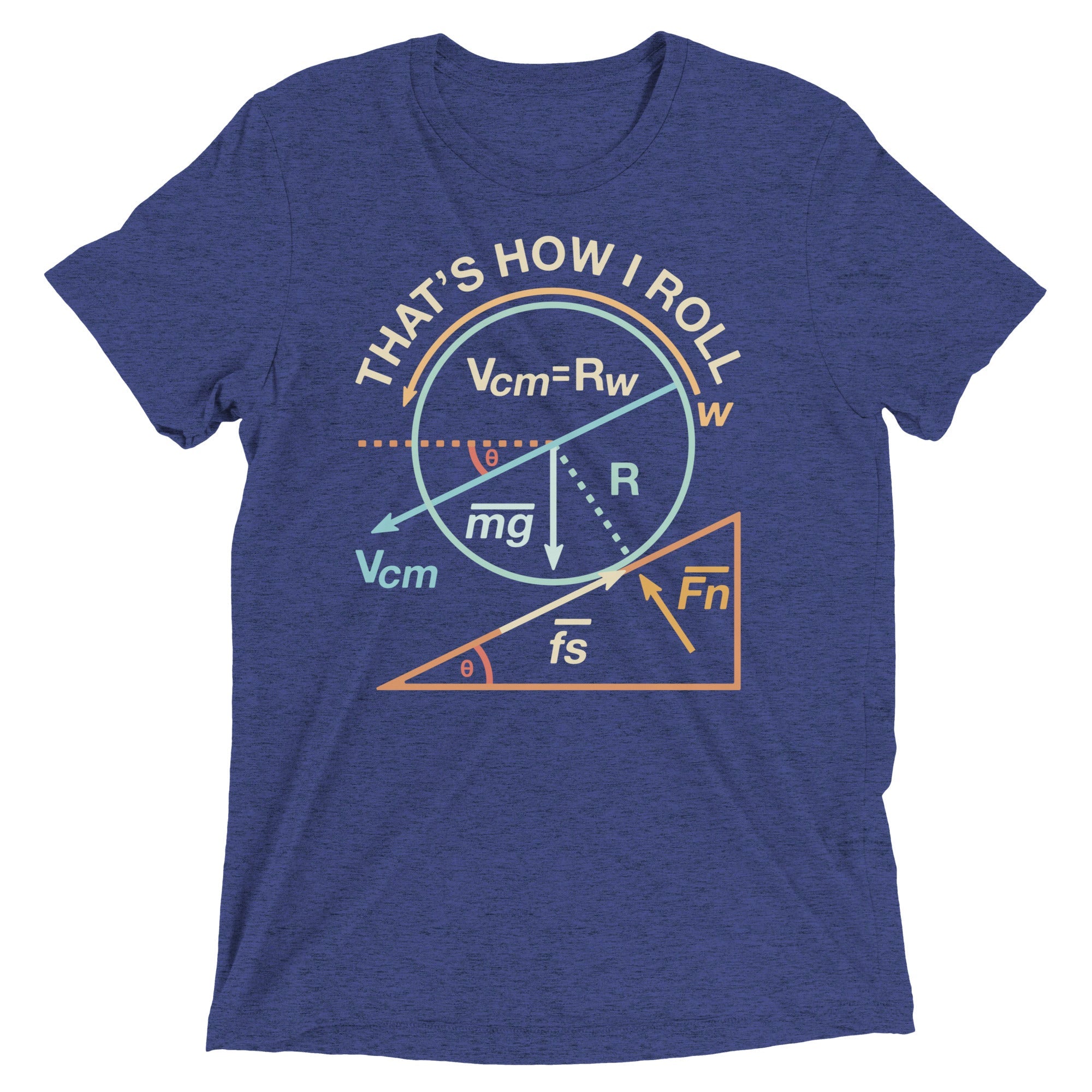 That's How I Roll Men's Tri-Blend Tee
