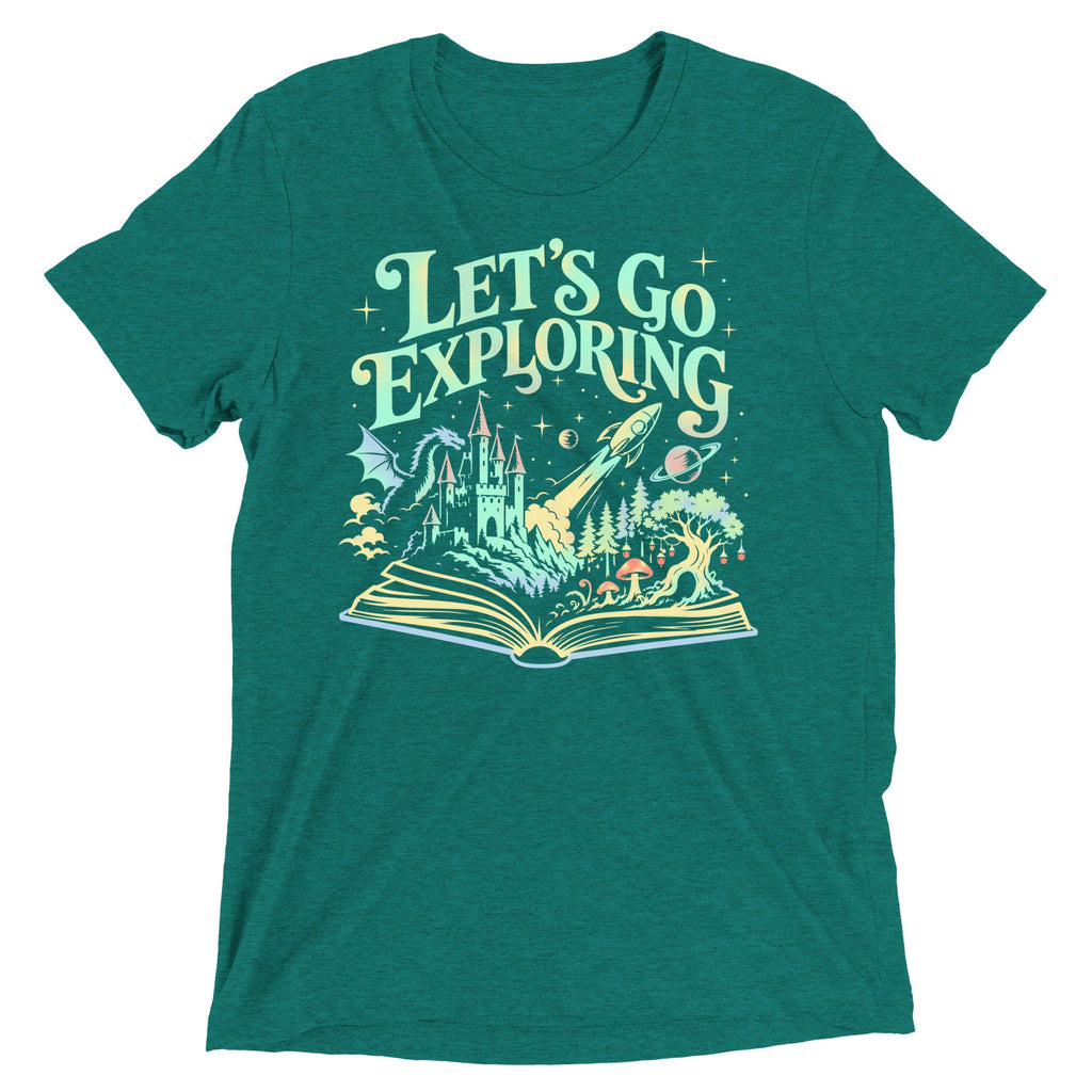 Let's Go Exploring Men's Tri-Blend Tee