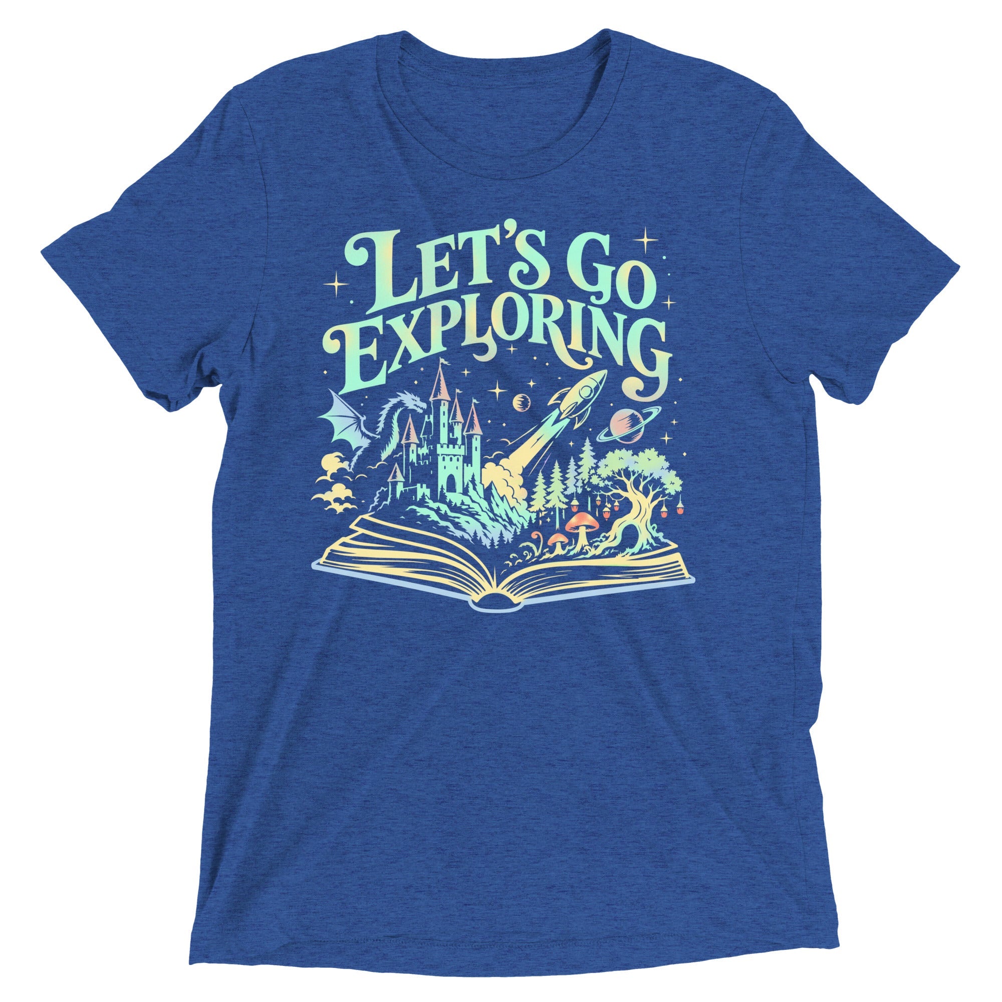 Let's Go Exploring Men's Tri-Blend Tee