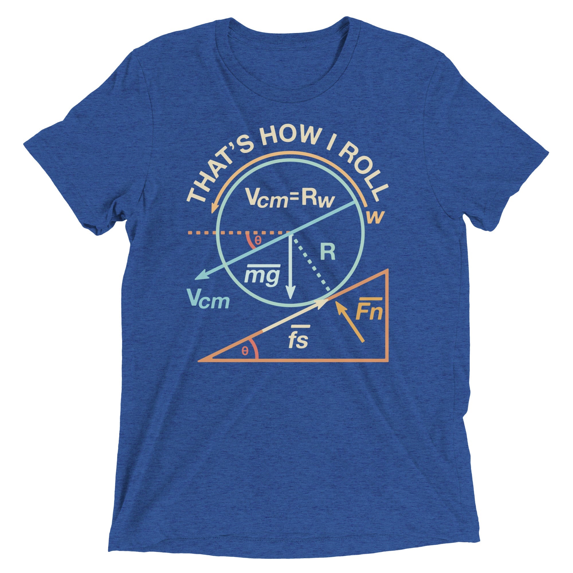 That's How I Roll Men's Tri-Blend Tee