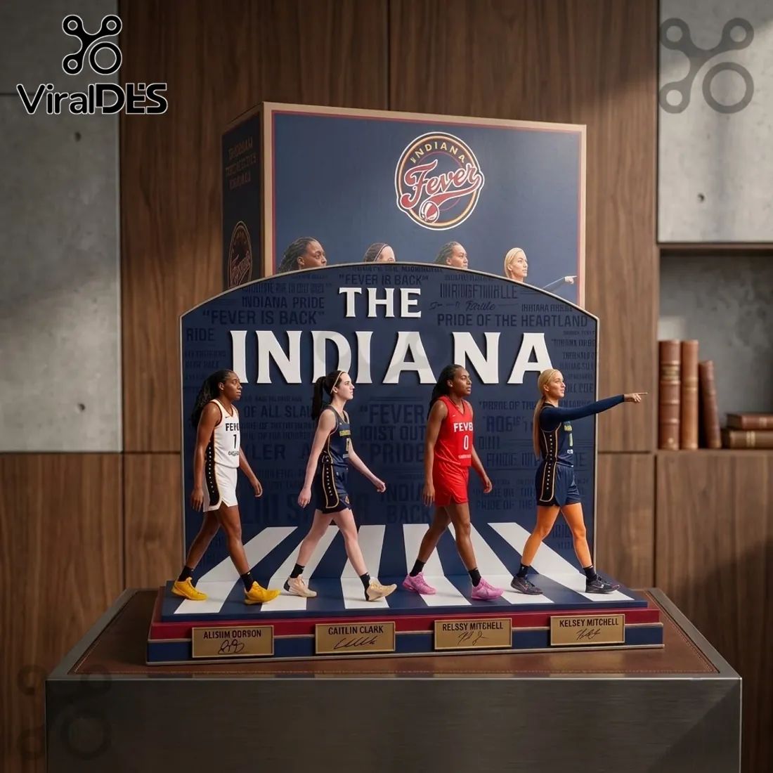 Indiana Fever Players Limited Edition Acrylic Plaque