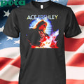RIP Ace Frehley Memorial playing guitar T-Shirt