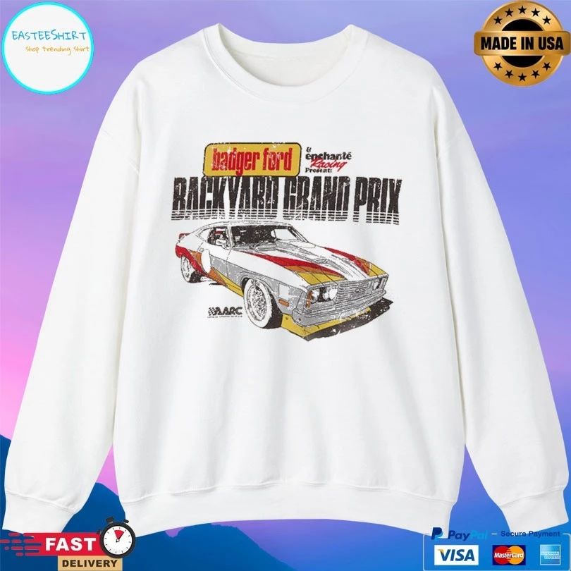 Badger Ford Enchante Racing Present Backyard Grand Prix T-shirt