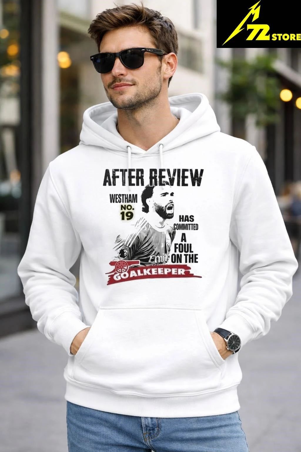 David Raya After Review Westham No 19 Has Committed A Foul Goalkeeper Shirt