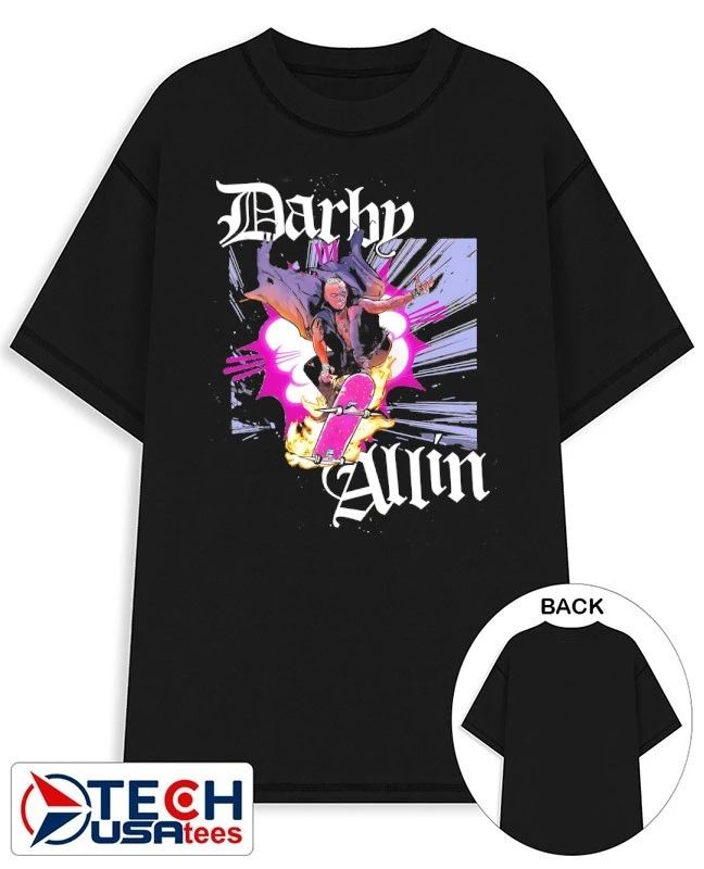 Darby Allin Top Rope Tuesday comic shirt