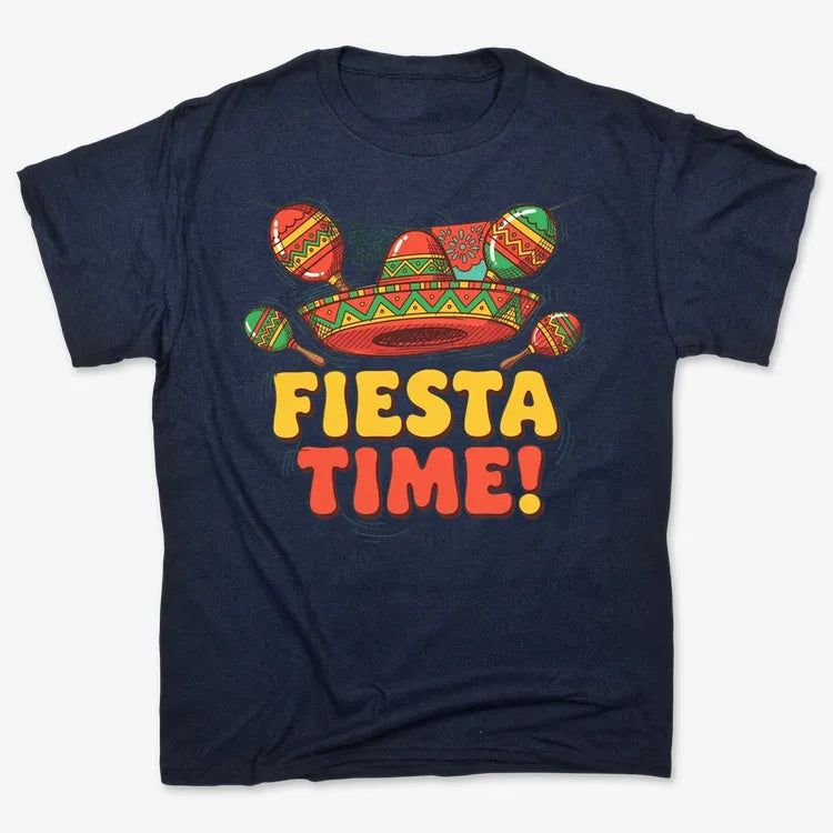 Vibrant Fiesta Time T-Shirt