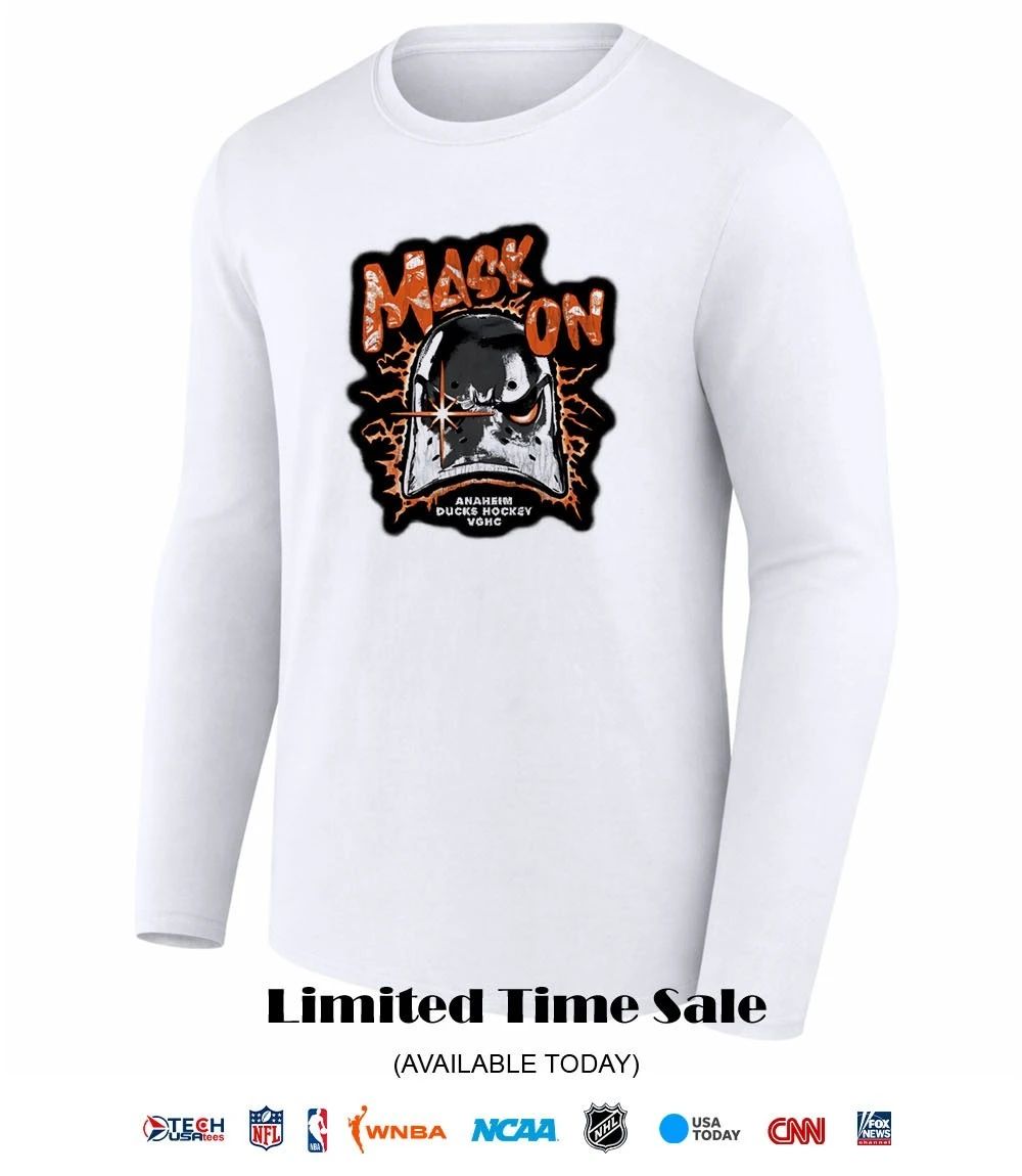 Mask On Anaheim Ducks Hockey shirt