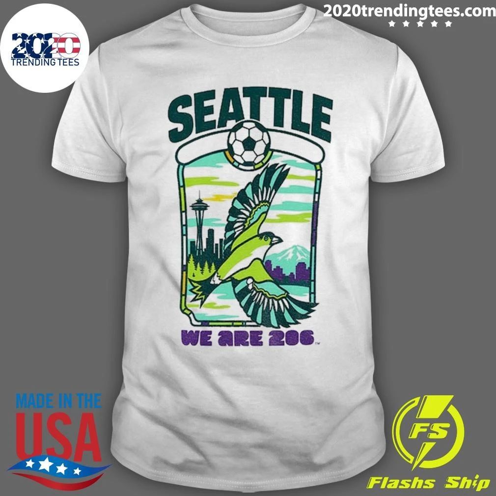 Seattle Host City World Cup 2026 Soccer We Are 206 Shirt