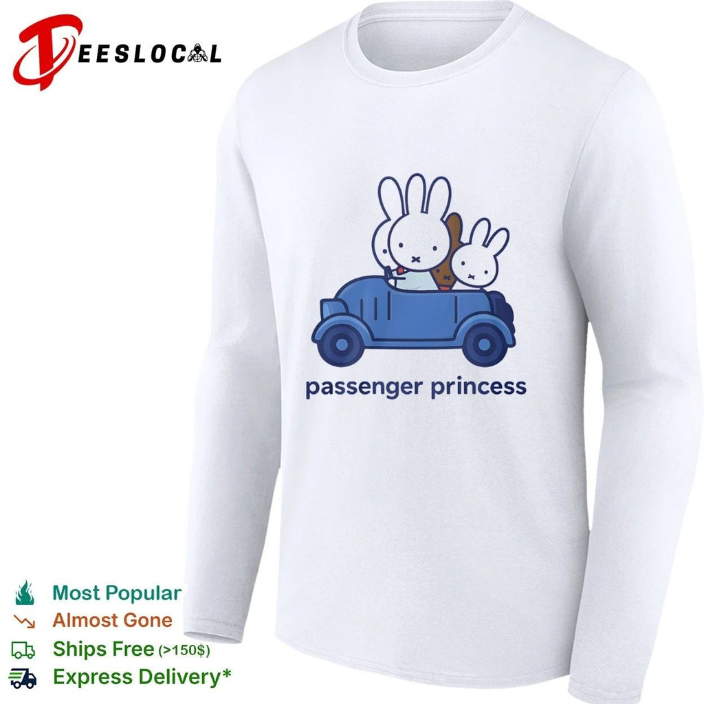 Miffy Passenger Princess Bunny Cute Rabbit T-shirt