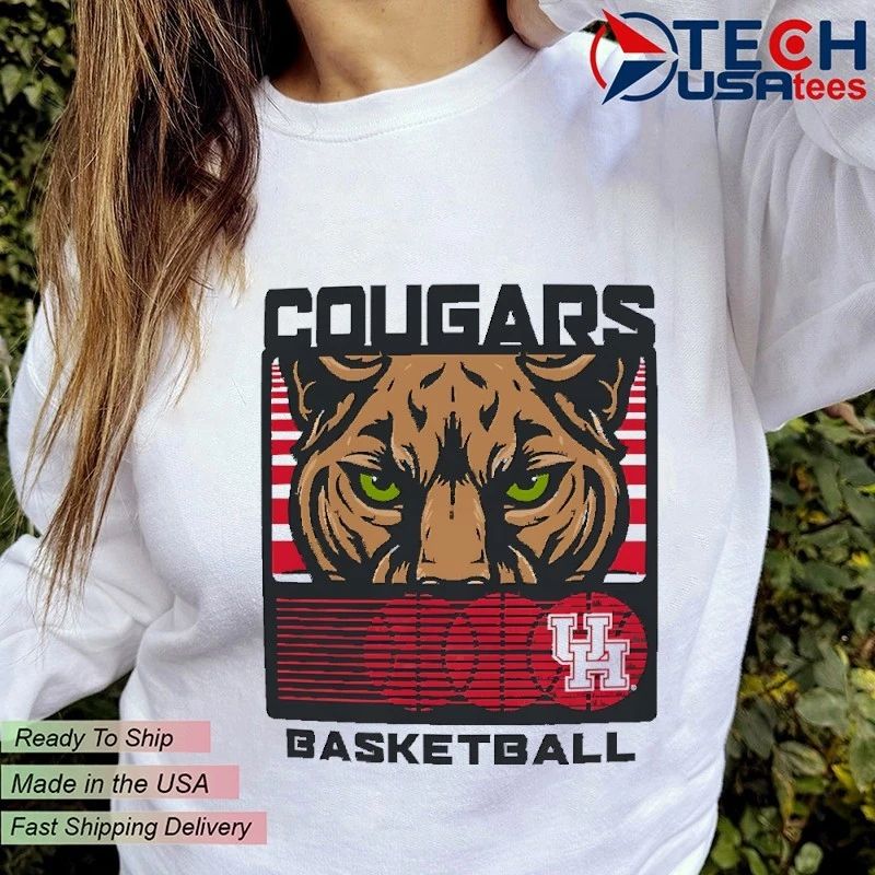 Houston Cougars Basketball Staredown mascot shirt