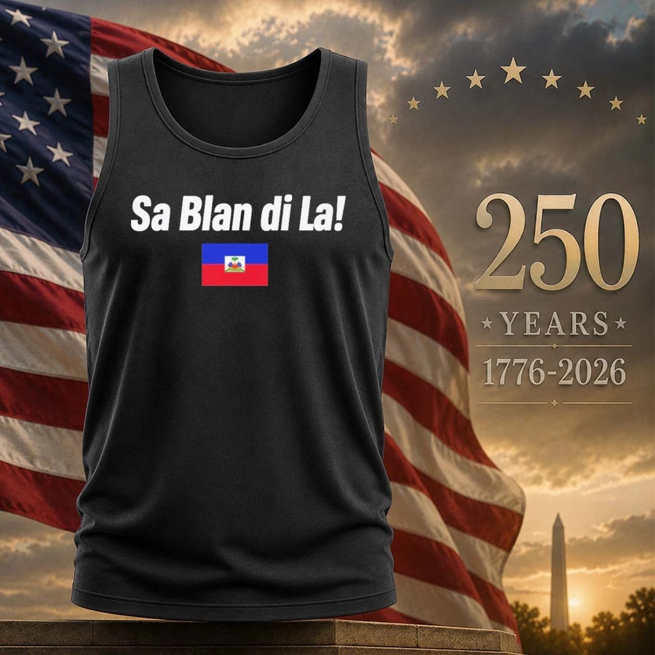 Sa Blan Di La Haitian Shirt