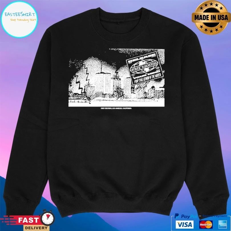 The Your Mind For The End Of The World Obey Records Los Angeles California T-shirt