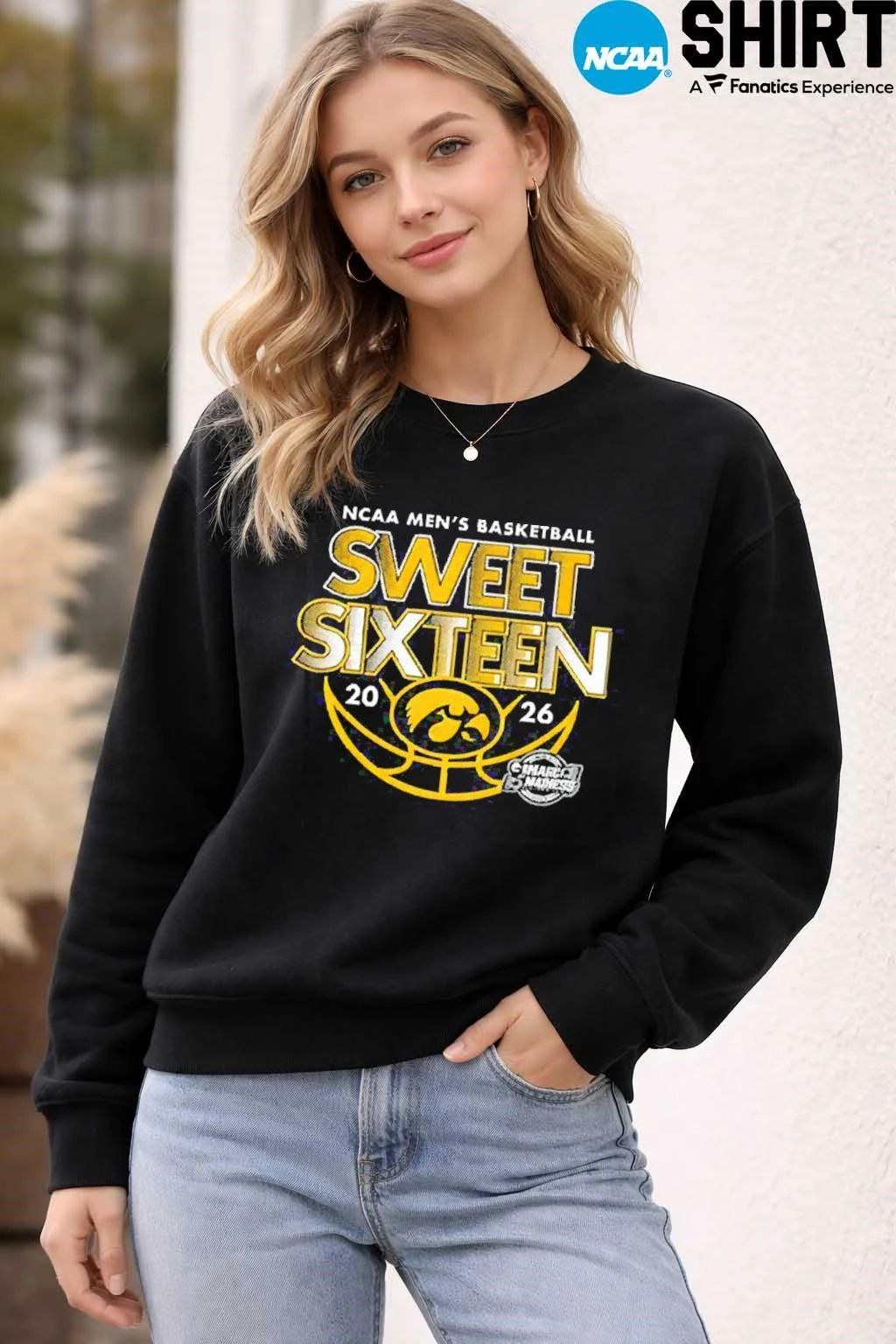 Iowa Hawkeyes Men’s Basketball 2026 Sweet Sixteen Shirt