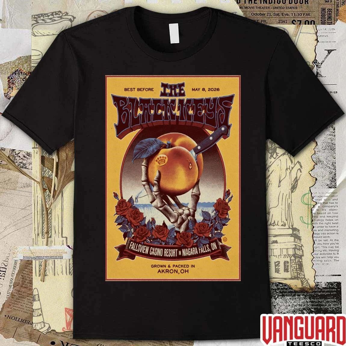 The Black Keys May 8 2026 Fallsview Casino Resort In Niagara Falls ON Poster t-shirt