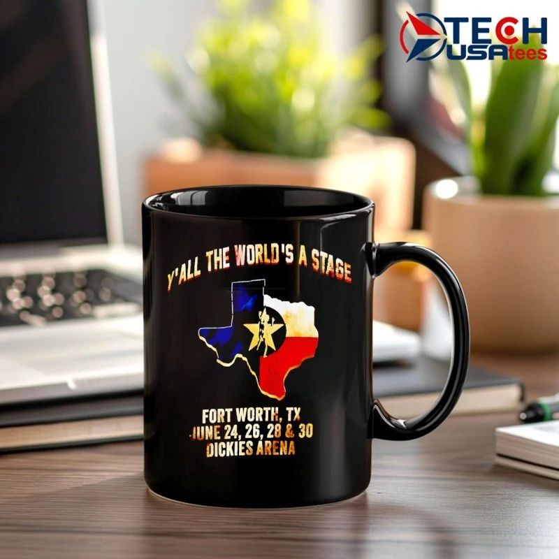 Y’all the World’s a Stage Fort Worth Texas vintage shirt