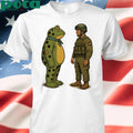Portland Frog Against Resist Portland Soldier Art T-shirt