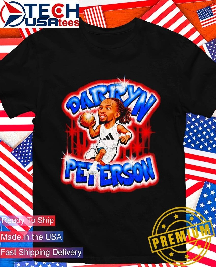 Darryn Peterson NBA Draft caricature shirt