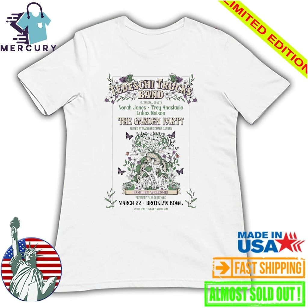 Tedeschi Trucks Band Madison Square Garden 2026 Brooklyn Bowl March 22nd Shirt