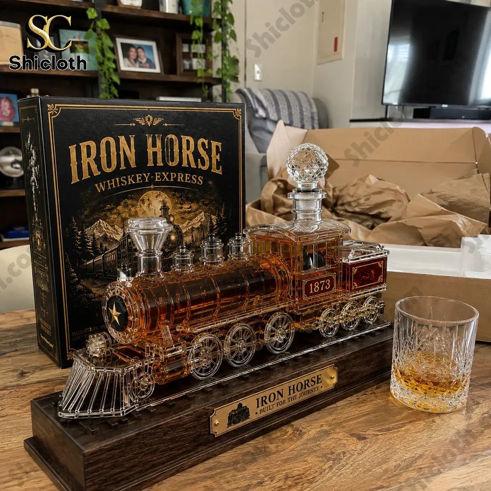 Iron Horse Whiskey Express Train Bottle