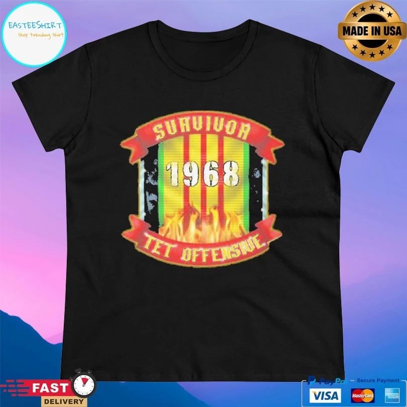 Vietnam Veteran 1968 Tet Offensive Survivor T-shirt