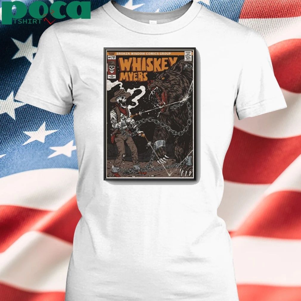 Whiskey Myers Sept 27 2025 In The Woodlands, TX Tour Poster shirt