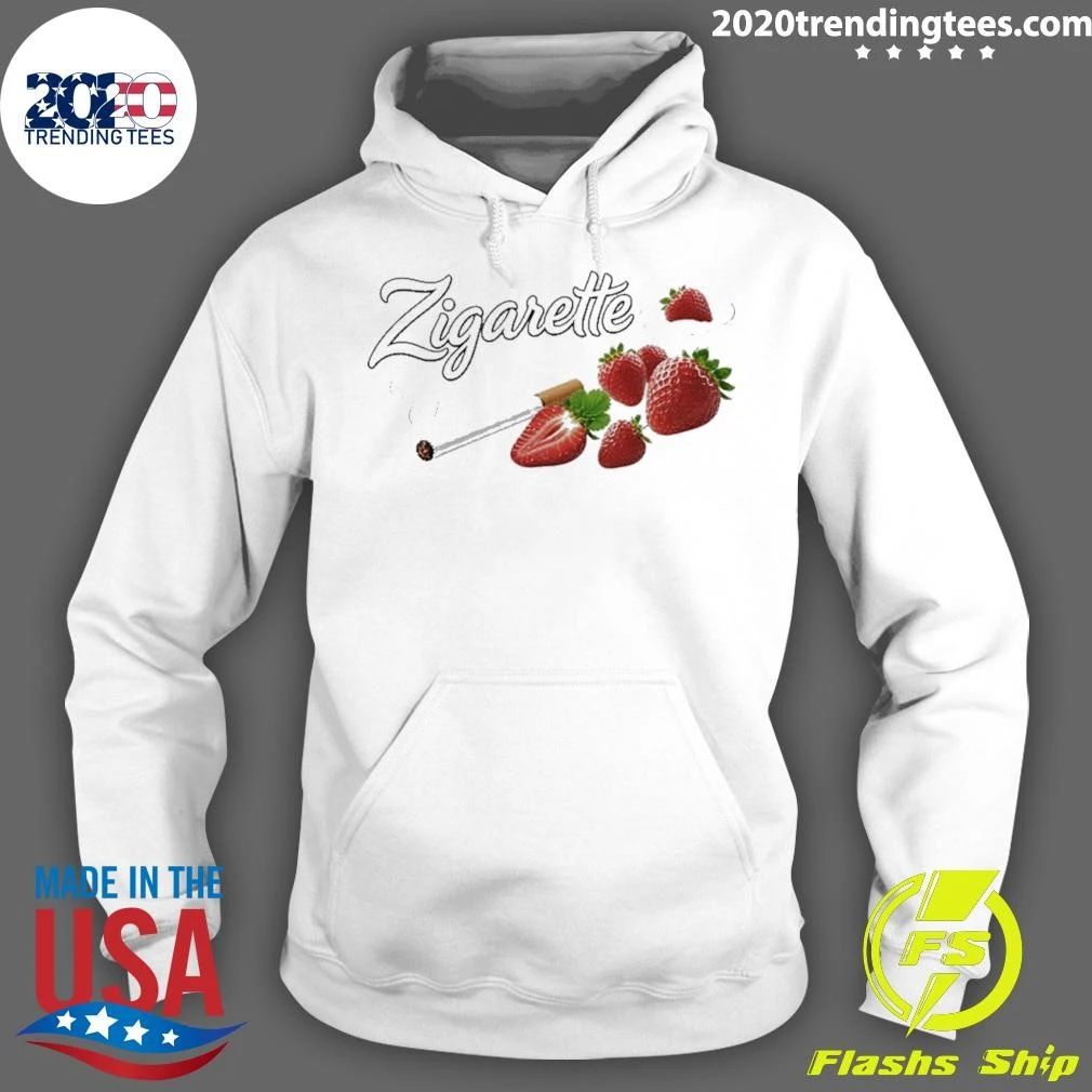 Zigarette Strawberry Cigarette Fruit Funny Shirt