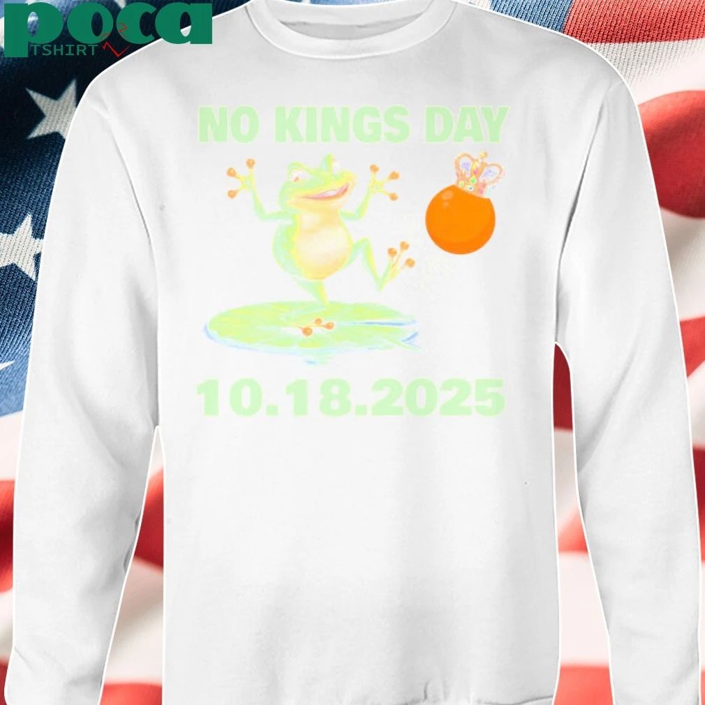 Funny No Kings Portland Frog Protest 10 18 2025 T-Shirt