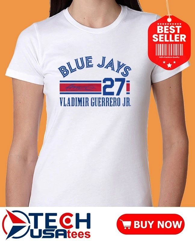 Toronto Blue Jays Baseball Vladimir Guerrero Jr. No. 27 signature shirt