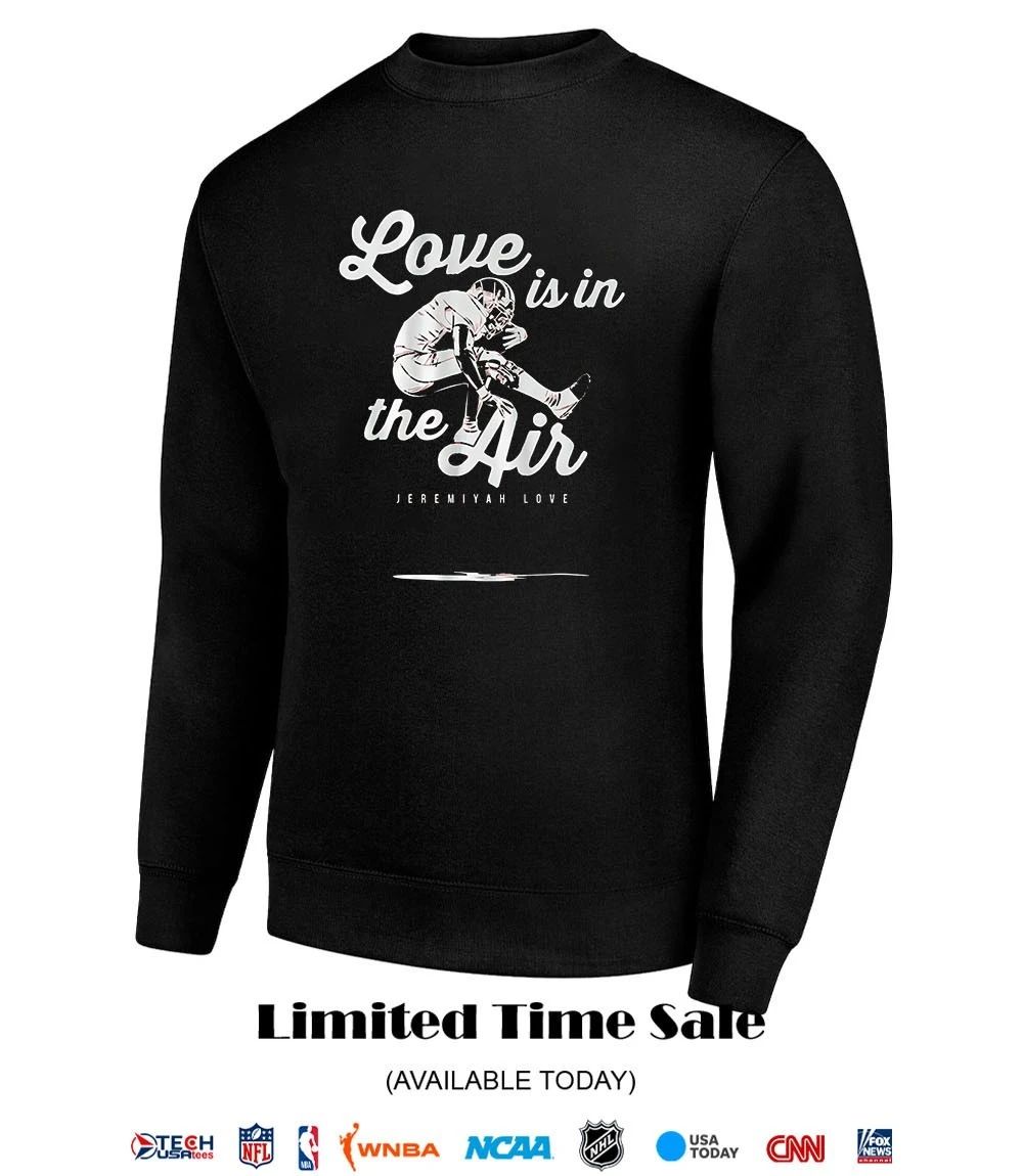 Jeremiyah Love is in the Air Arizona Cardinals shirt